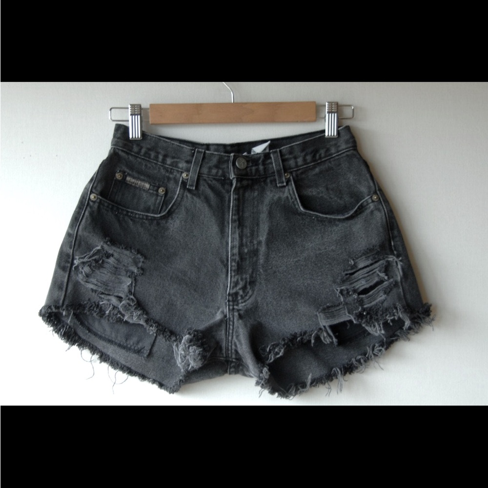 Vintage Calvin Klein Distressed denim shorts